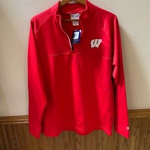 NWT Wisconsin 1/4 zip
